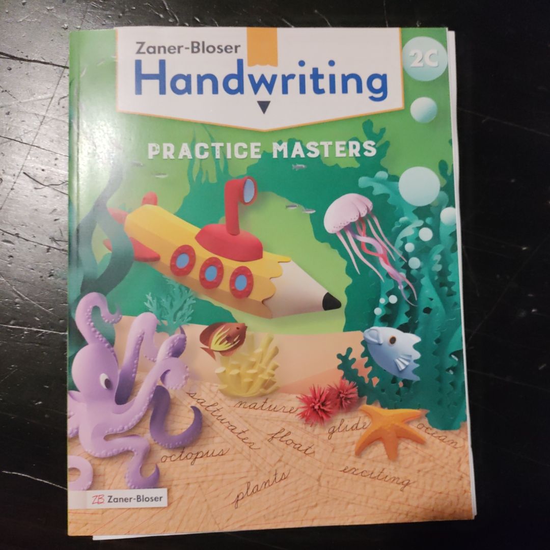 Zaner-Bloser Handwriting 2C Practice Masters