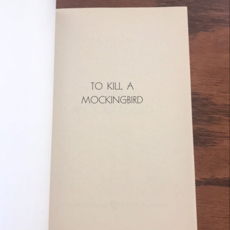 To Kill a Mockingbird