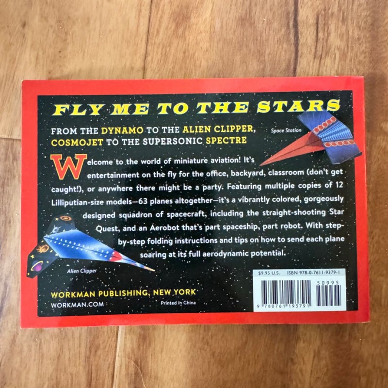 Space Flyers Paper Airplane Book