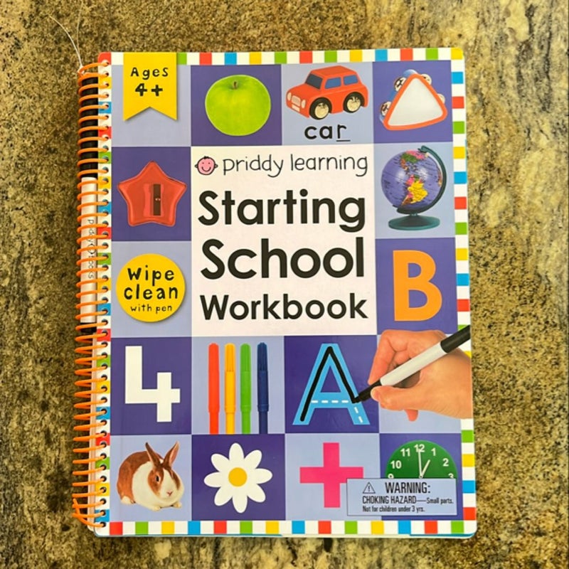 Wipe Clean: Starting School Workbook