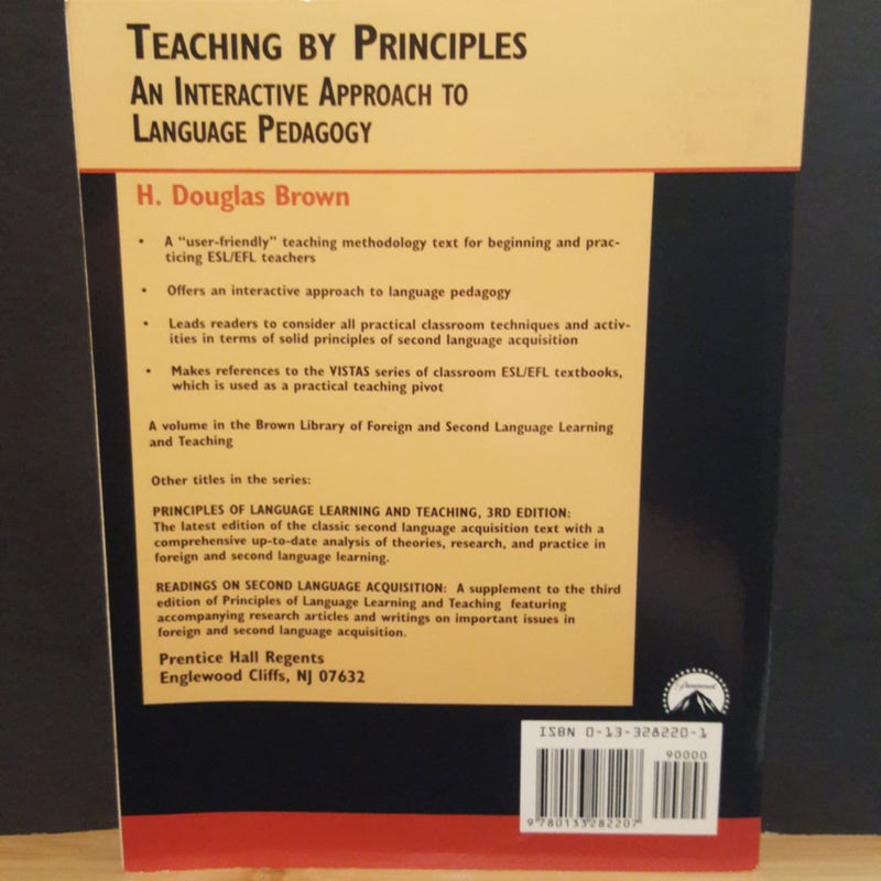 Teaching by Principles