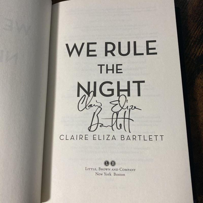 SIGNED We Rule the Night - First Edition First Printing