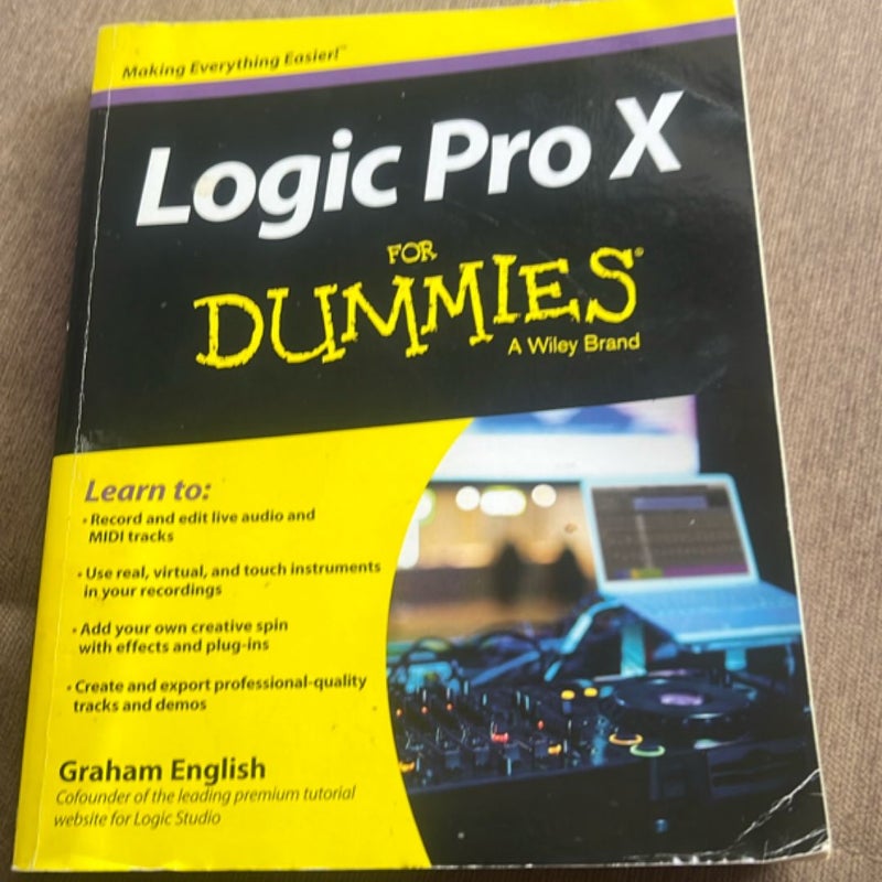 Logic Pro X for Dummies
