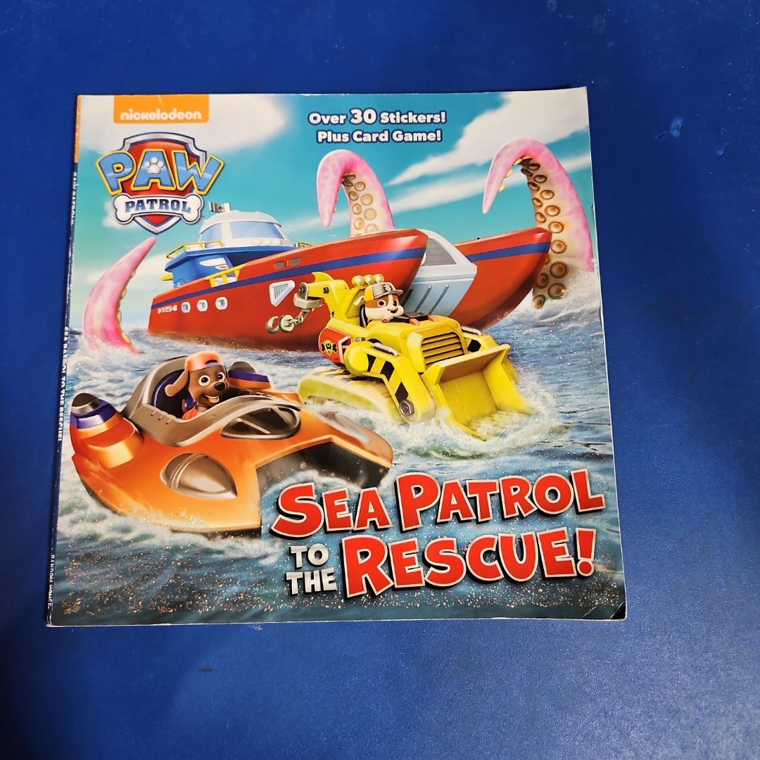 PAW PATROL: SEA PATROL TO THE RESCUE Sticker Book