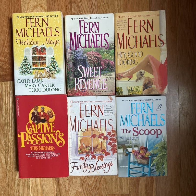 Holiday Magic plus 5 more books by Fern Michaels