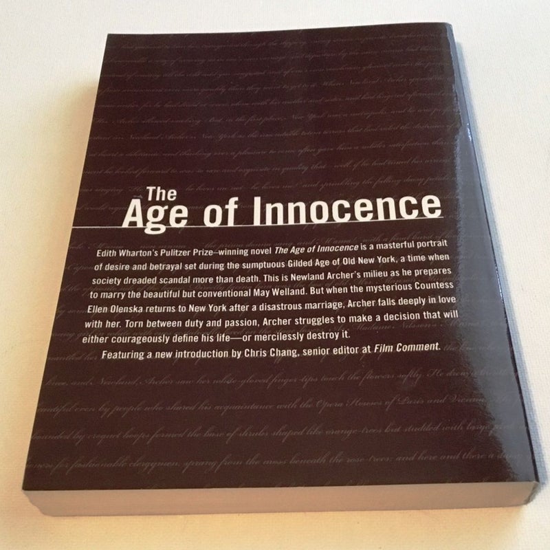 The Age of Innocence