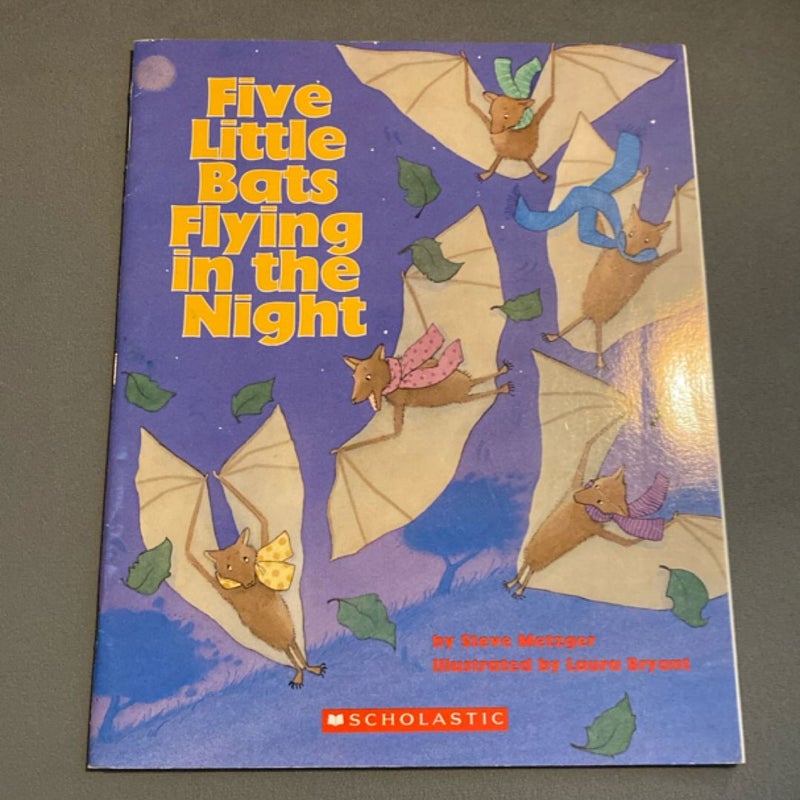 Five Little Bats Flying In The Night