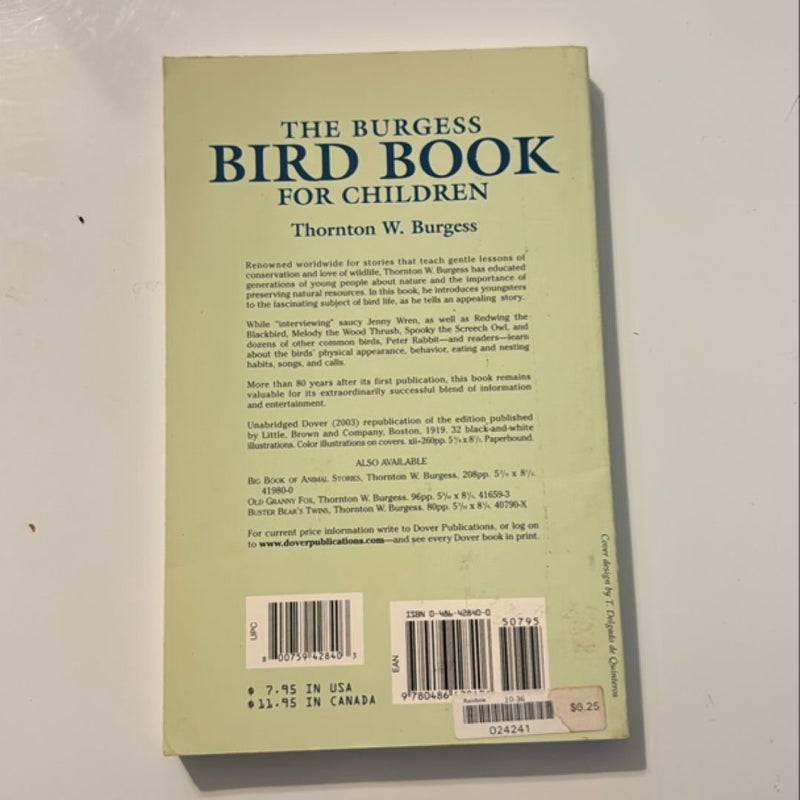 The Burgess Bird Book for Children