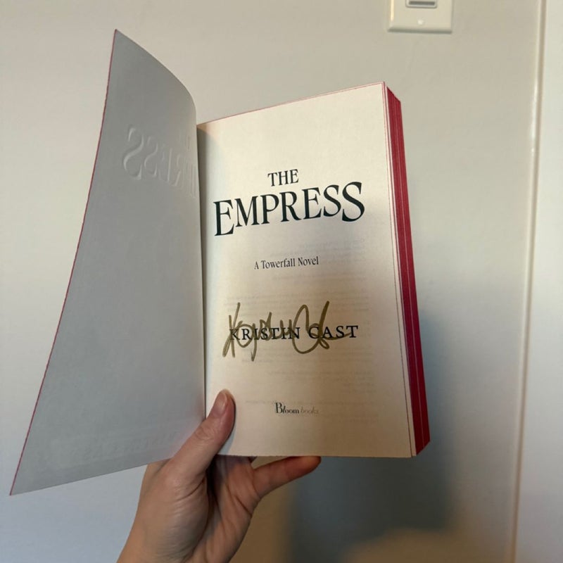 The Empress *signed* 