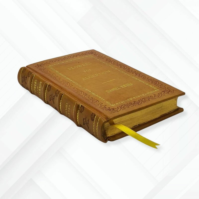 Flowers for Algernon by Daniel Keyes Leather-Bound