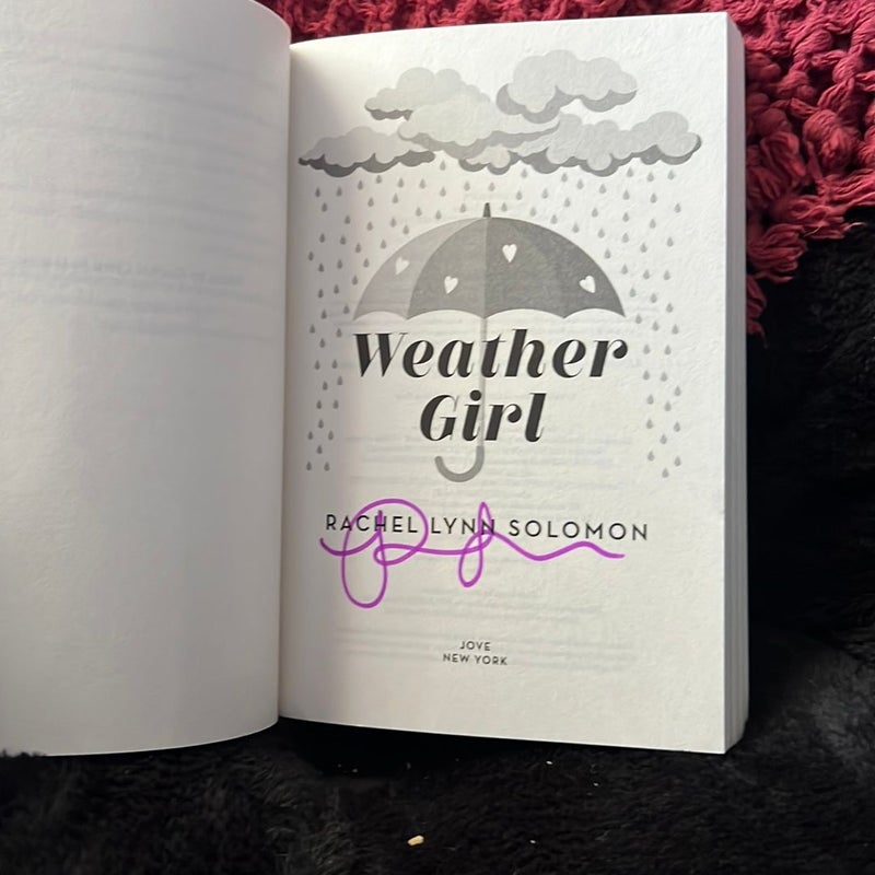 SIGNED Weather Girl