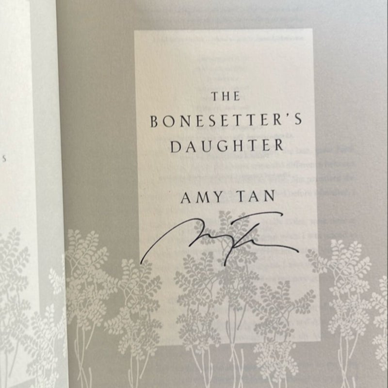 The Bonesetter's Daughter - SIGNED first edition