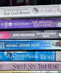 Lot of 10 romance books