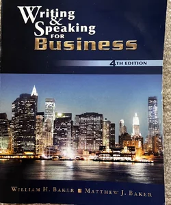Writing & Speaking for Business