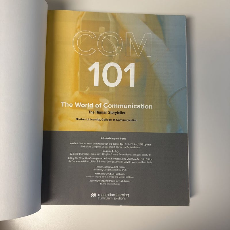 COM 101: The World of Communication