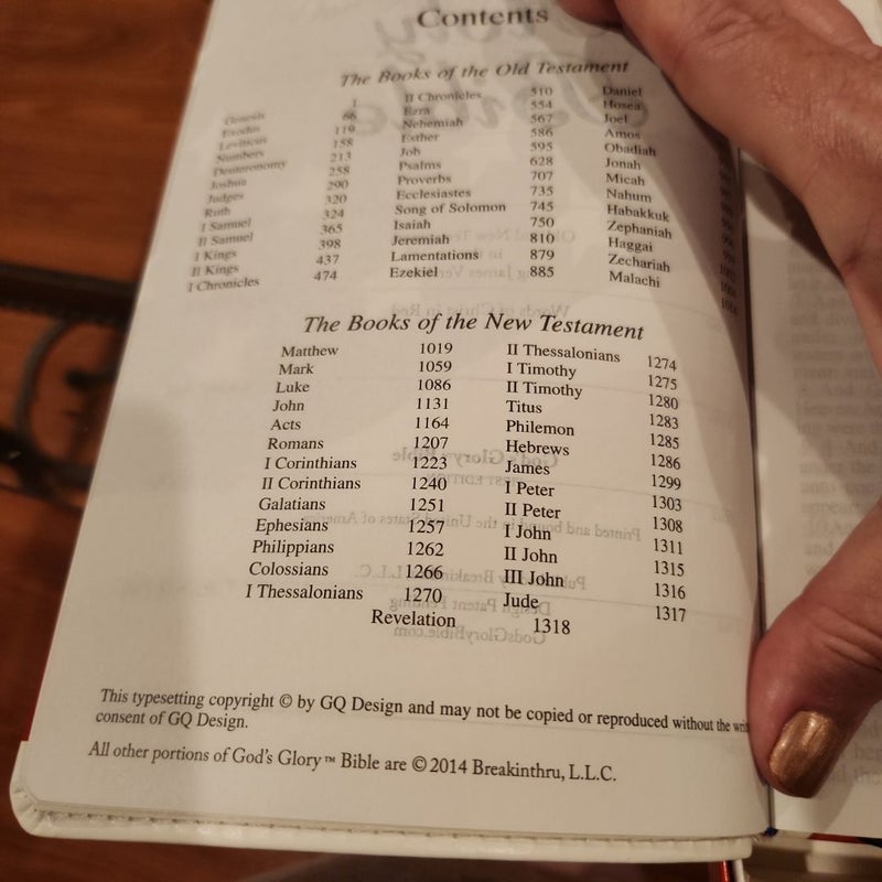Gods Glory Bible First Edition COA NIB
