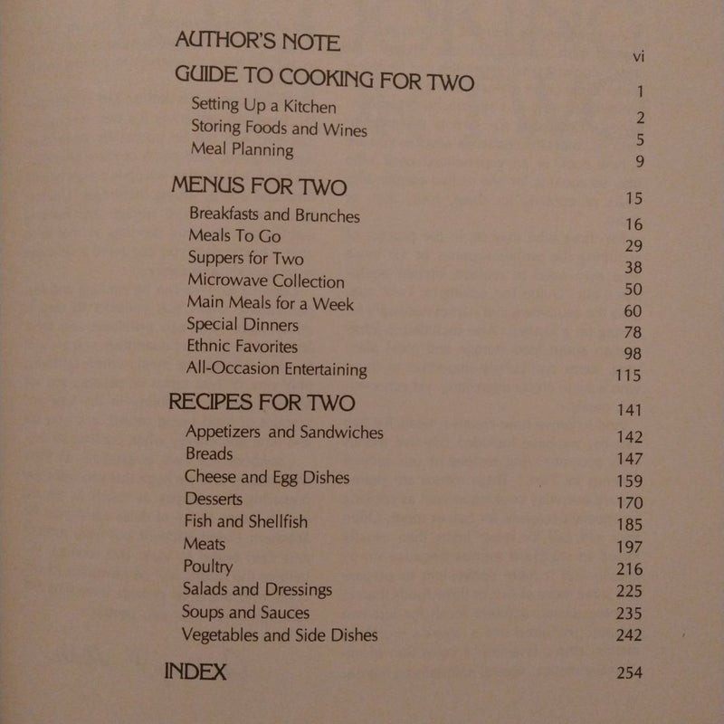 Cookbook for Two