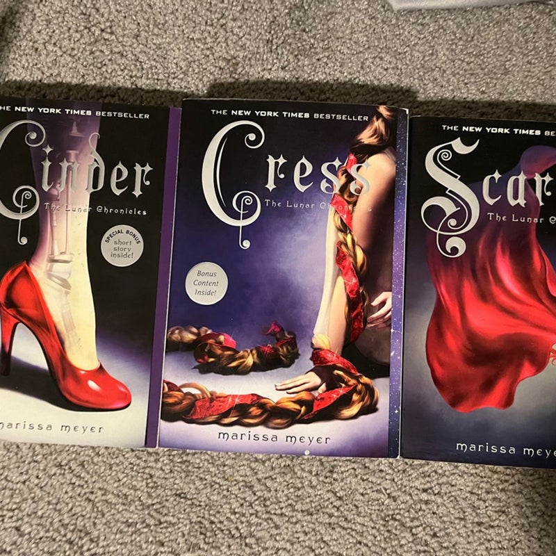 Cinder, Scarlet, and Cress