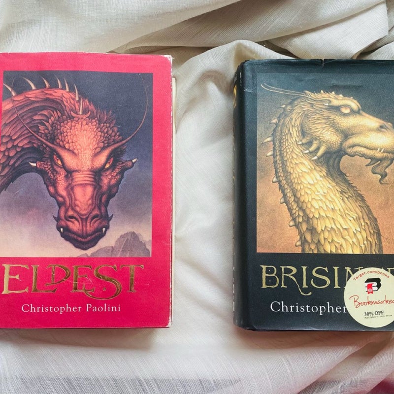 Christopher Paolini: Eldest (#2— 1st Edition) & Brisingr (#3— 1st Print/Edition)