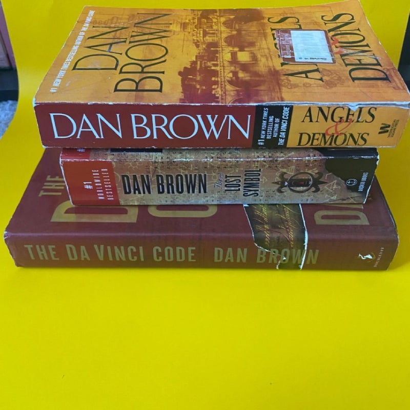 The Lost Symbol Dan Brown Lot Lost Symbol DaVinci Code Angels & Demons