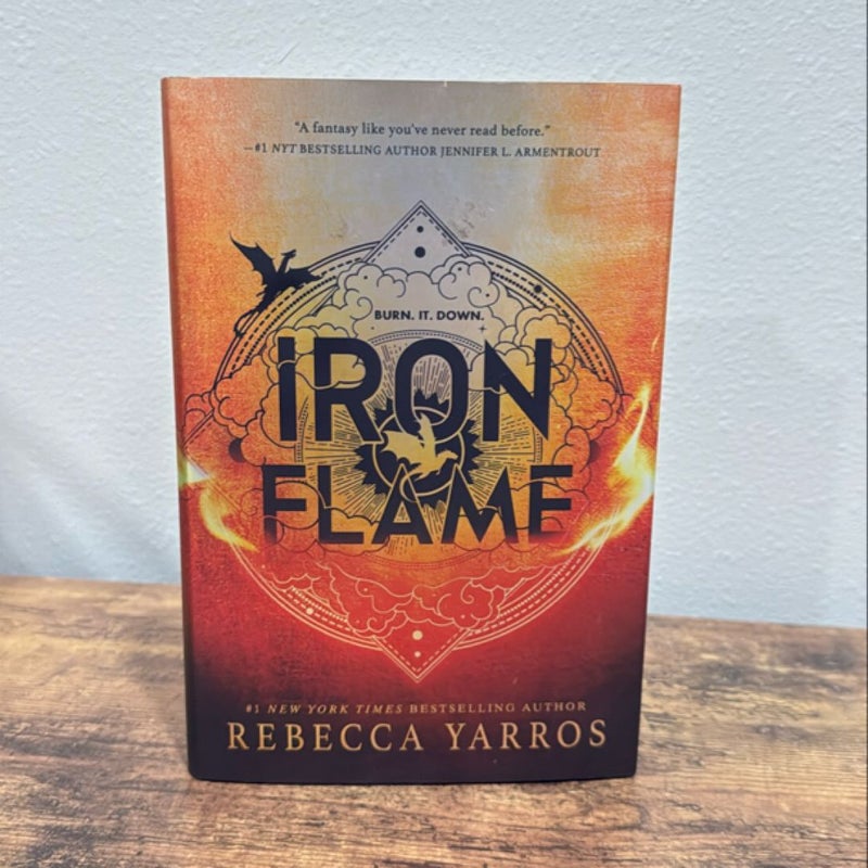 Iron Flame- first edition with sprayed edges