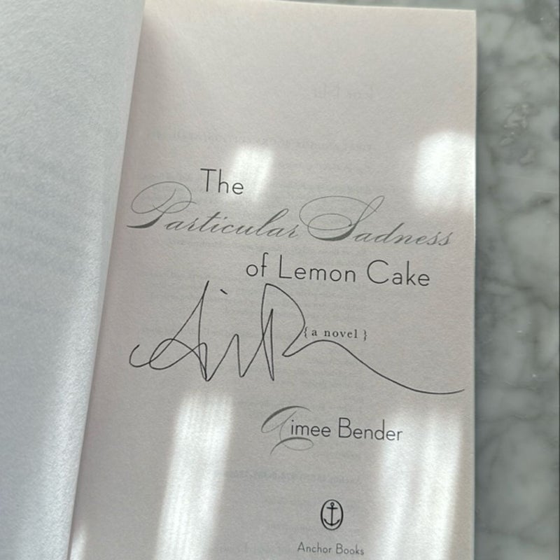 The Particular Sadness of Lemon Cake - AUTOGRAPHED