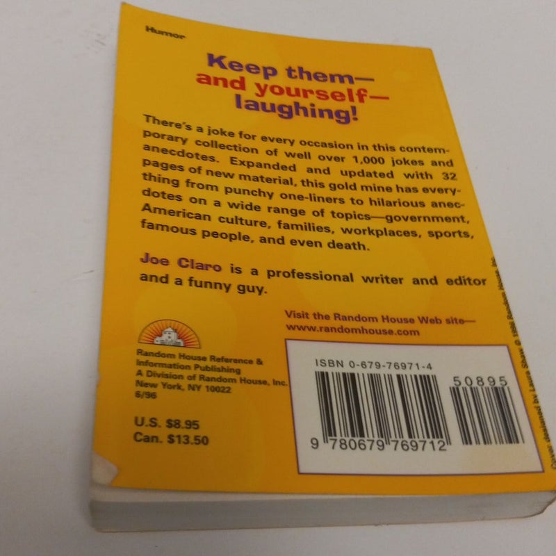 Random House Book of Jokes and Anecdotes