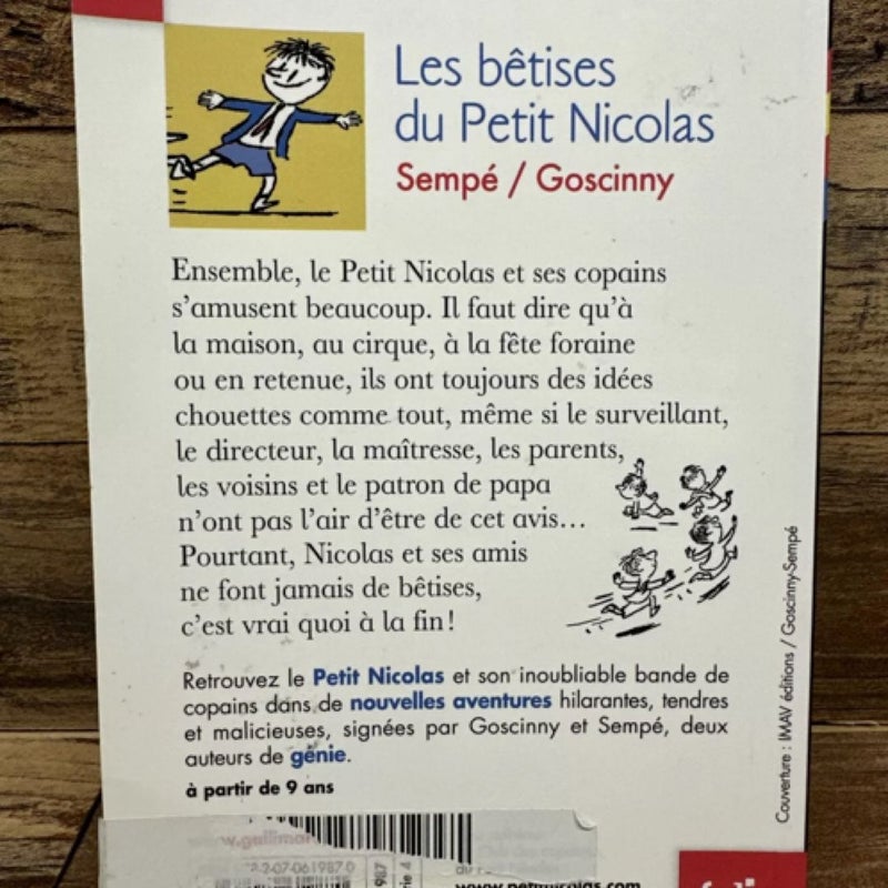 Betises du Petit Nicolas