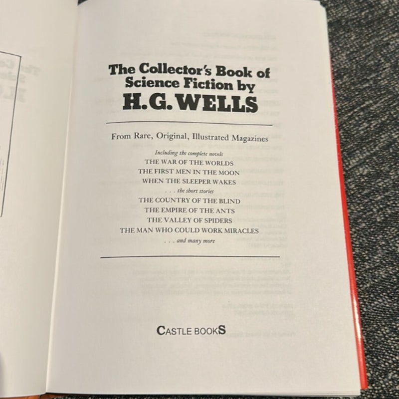 H. G. Wells Collector's Book of Science Fiction