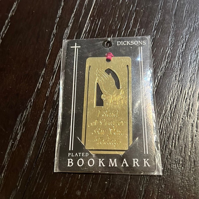 Brass Plated Dickson Bookmark