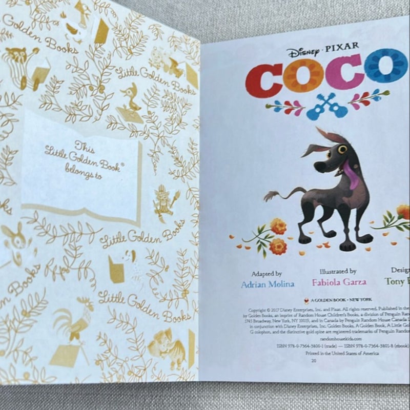 Coco Little Golden Book (Disney/Pixar Coco)