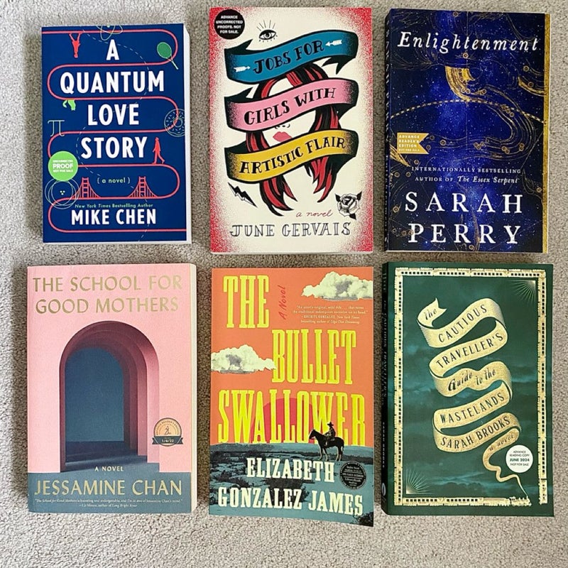 Lot of Six Fiction Advance Reader Copies