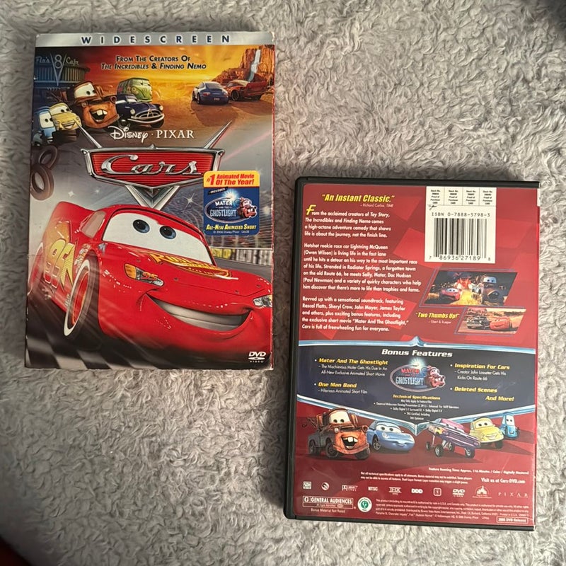 Disney best sale cars dvd