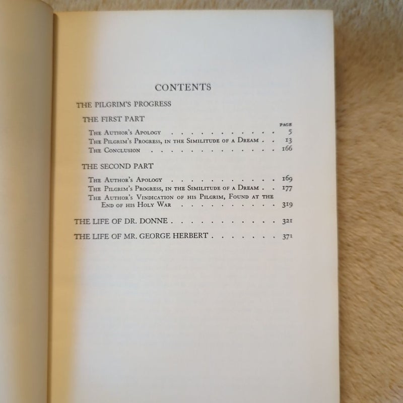 The Pilgrim's Progress / The Lives of John Donne and George Herbert 