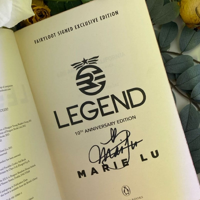 Legend (full signed Fairyloot series)