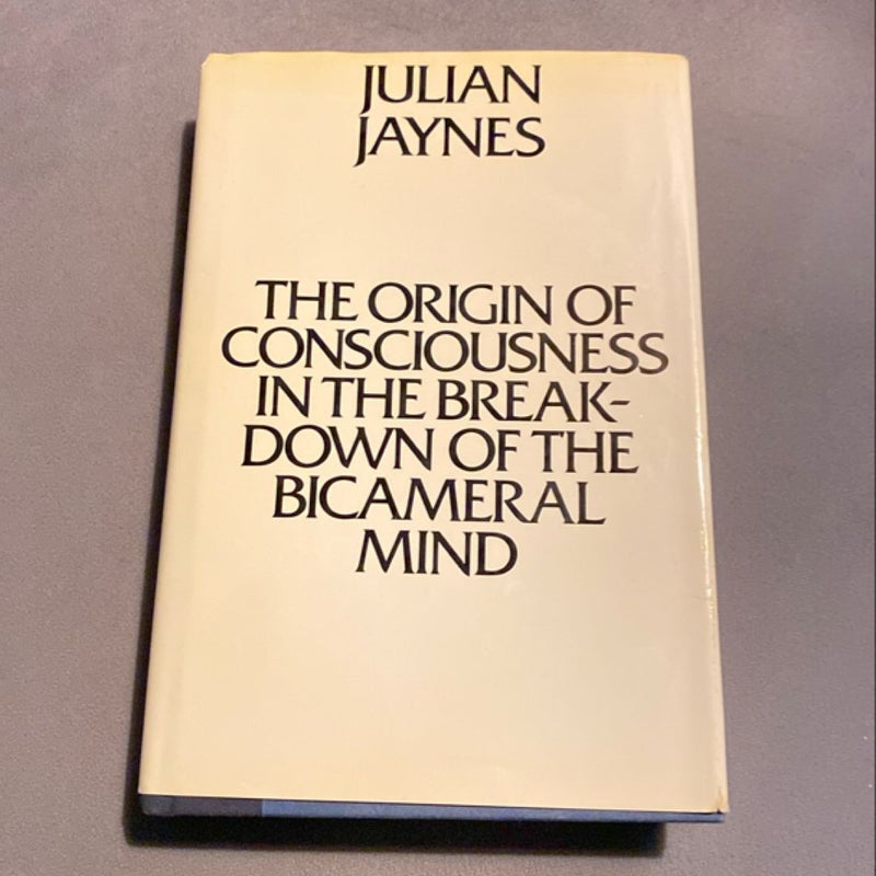 The Origin of Consciousness in the Breakdown of the Bicameral Mind