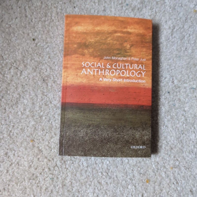 Social and Cultural Anthropology: a Very Short Introduction