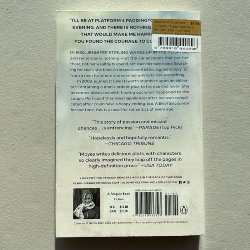The Last Letter from Your Lover (Movie Tie-In)