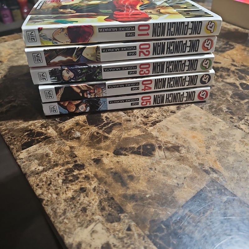 One-Punch Man, Vol. 1,2,3,4,5