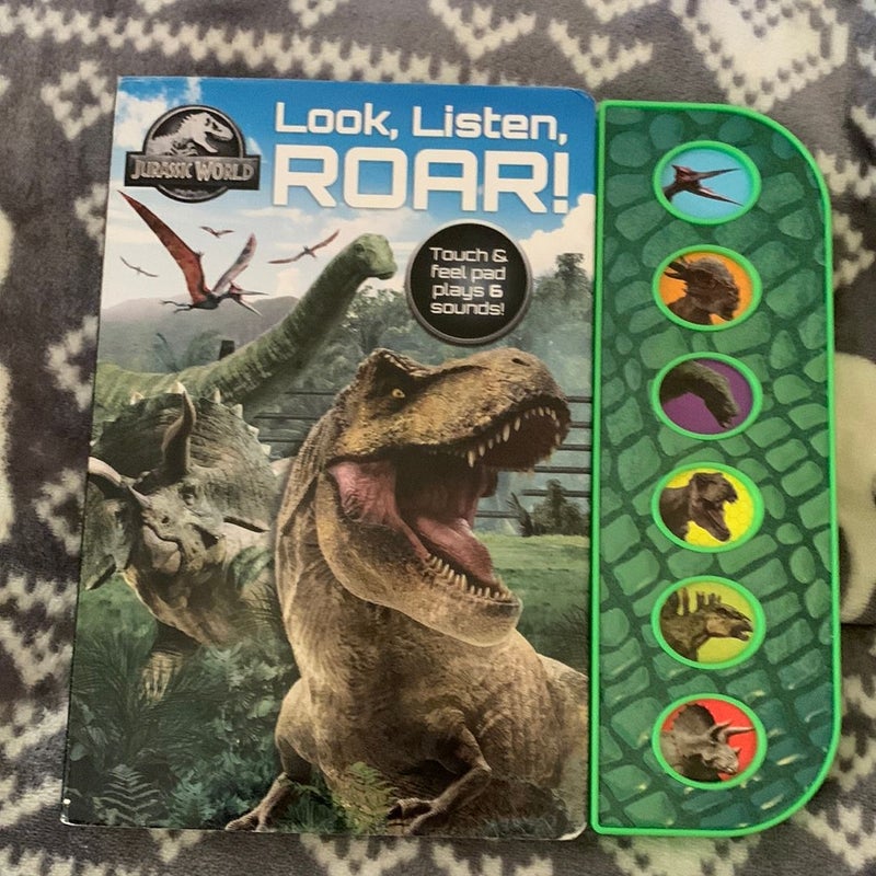 Jurassic World: Look, Listen, ROAR! Sound Book