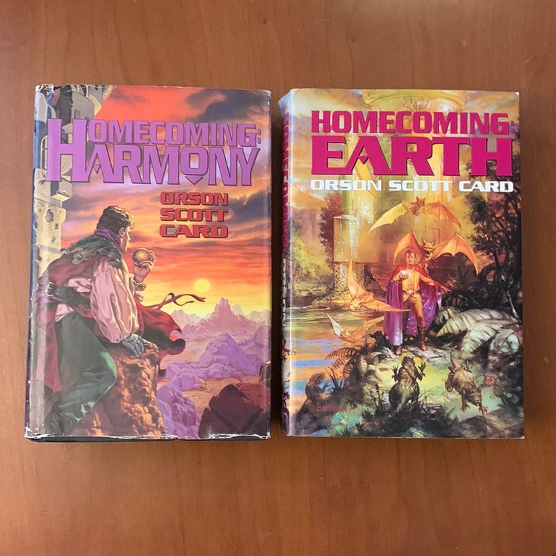 Complete Homecoming Saga in two Omnibus, Harmony & Earth: The Memory of Earth, The Call of Earth, The Ships of Earth, Earthfall, Earthborn