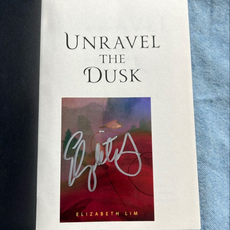 Unravel the Dusk (signed book plate!)