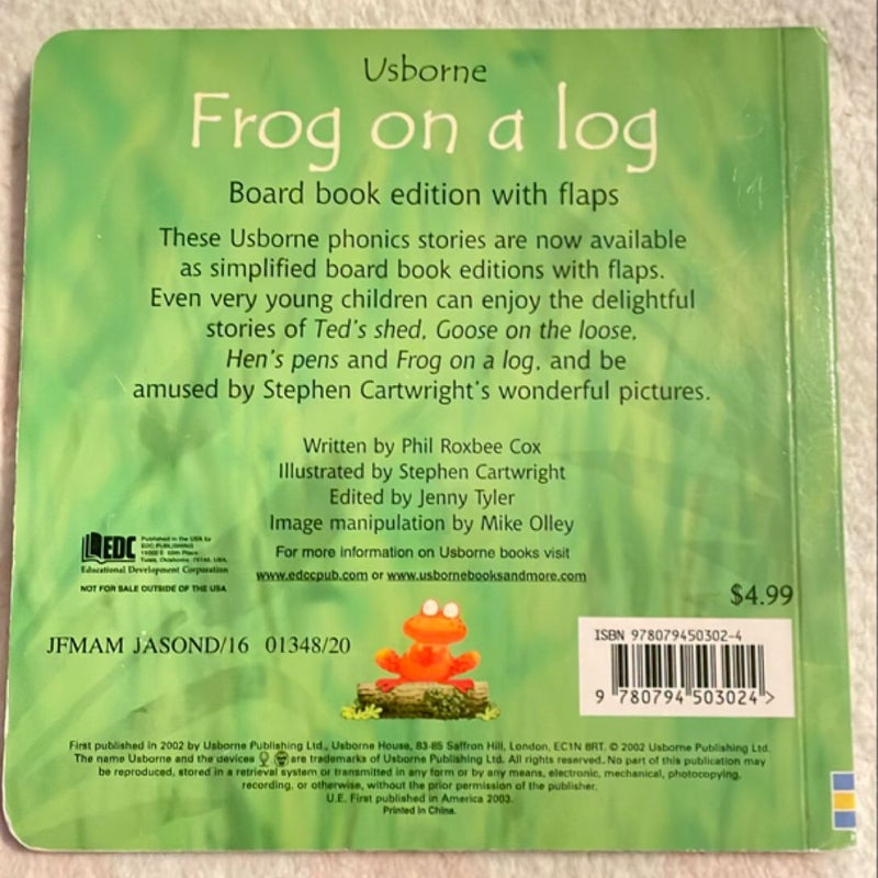 Frog on a Log