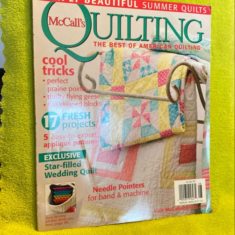 McAlls, American Patch Work, Love of Quilts and Quilters News Letter Bundle Quilt Magazines