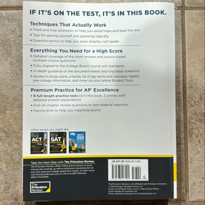 Princeton Review AP U. S. History Premium Prep, 23rd Edition