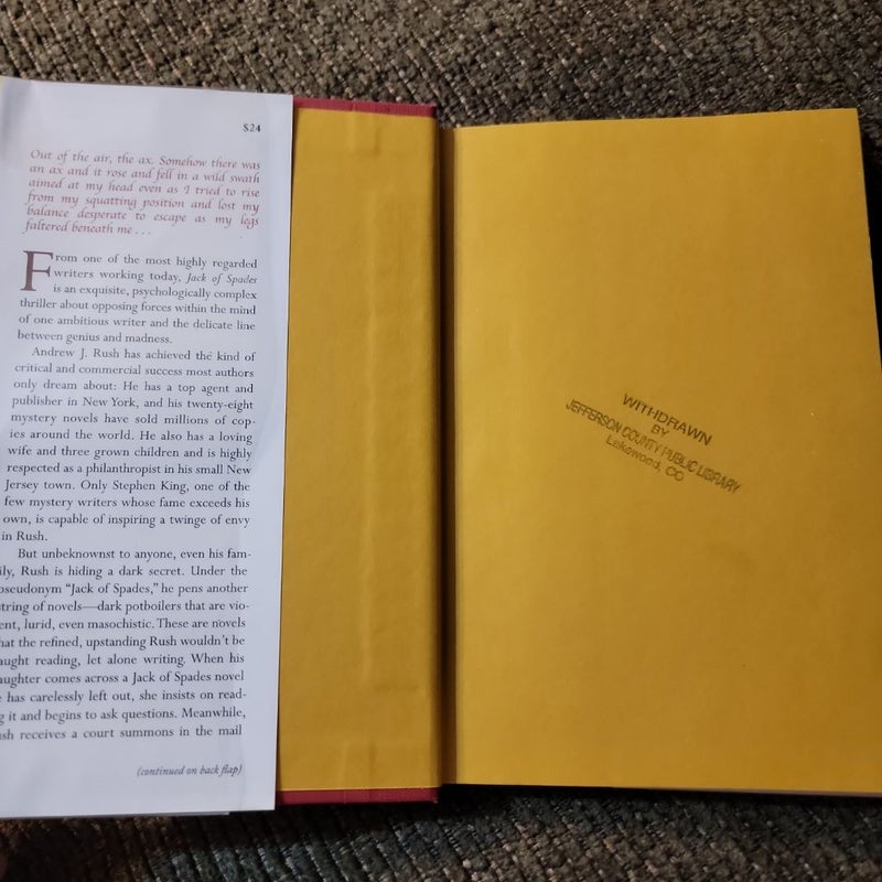 Jack of Spades (Library Copy First Edition)