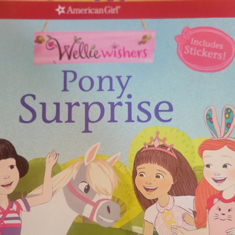 American girl. Pony surprise