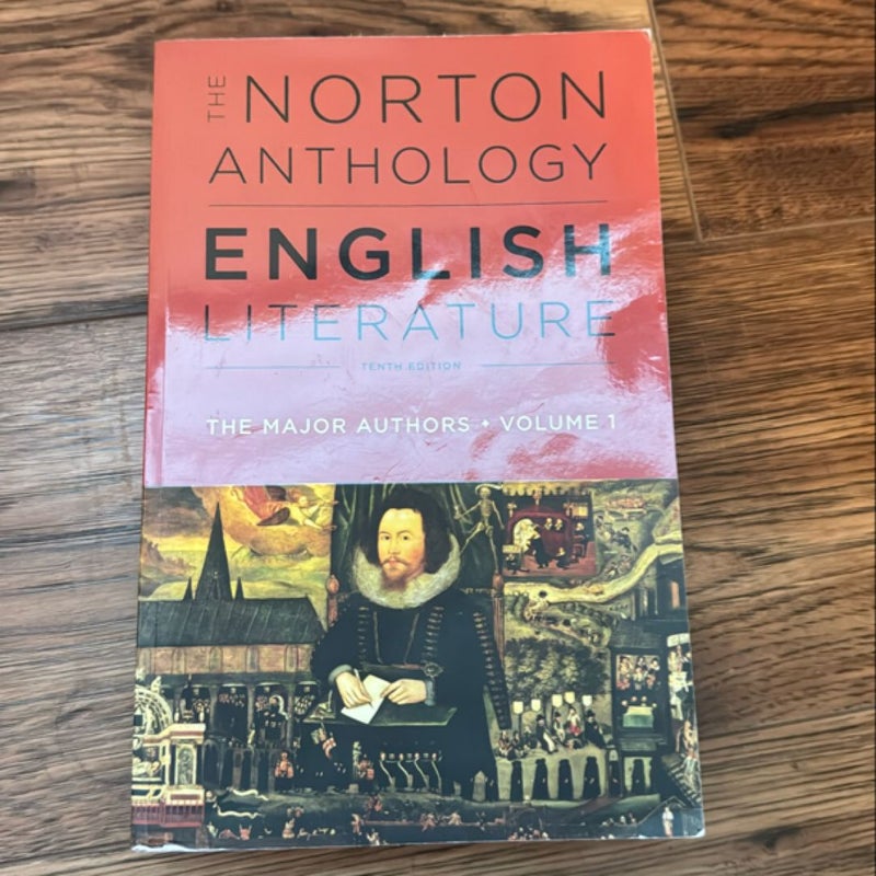 Norton Anthology of English Literature, the Major Authors, 10th Edition, Volume A