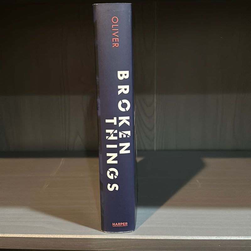 Signed First Edition Broken Things