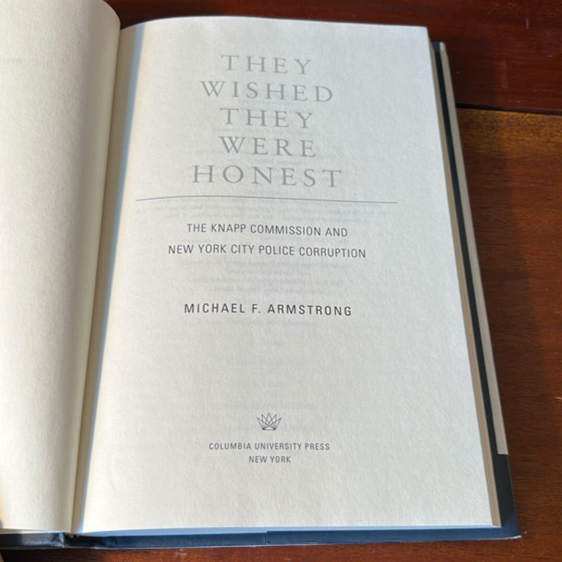 They Wished They Were Honest (1st Printing)